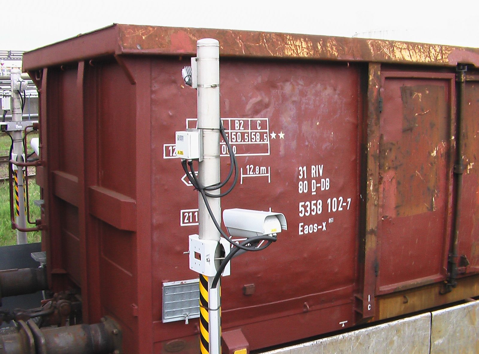 IDENT wagon identification UIC number or RFID Hastema