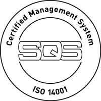 ISO 9001 and ISO 14001 certified, environmental policy